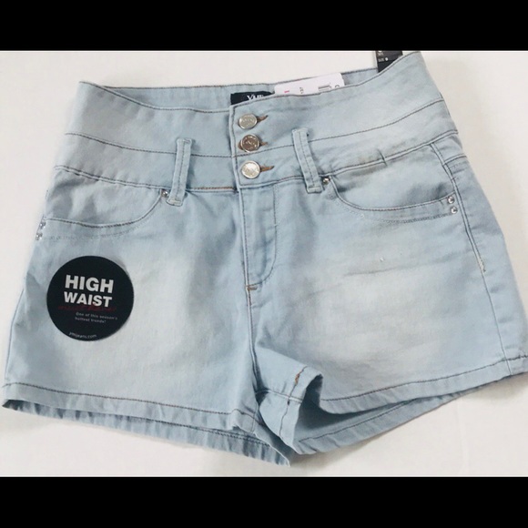 HIGH WAIST JEANS SHORTS - Picture 2 of 3